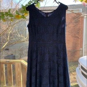 Navy blue dress